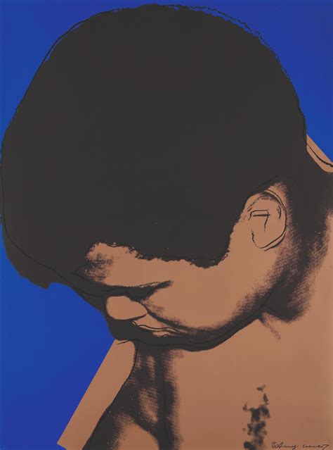 Muhammad Ali 180 by Andy Warhol .